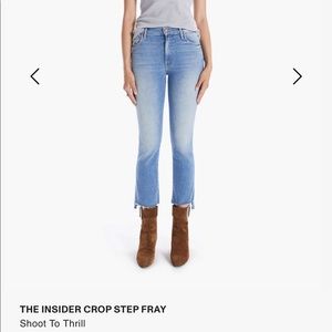 MOTHER Insider Crop Step Fray, Shoot to Thrill, 27